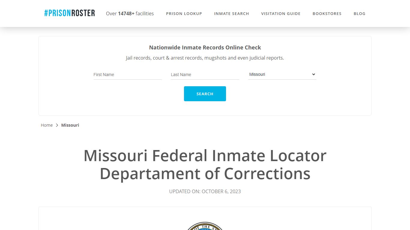 Missouri Federal Inmate Search - Prisonroster